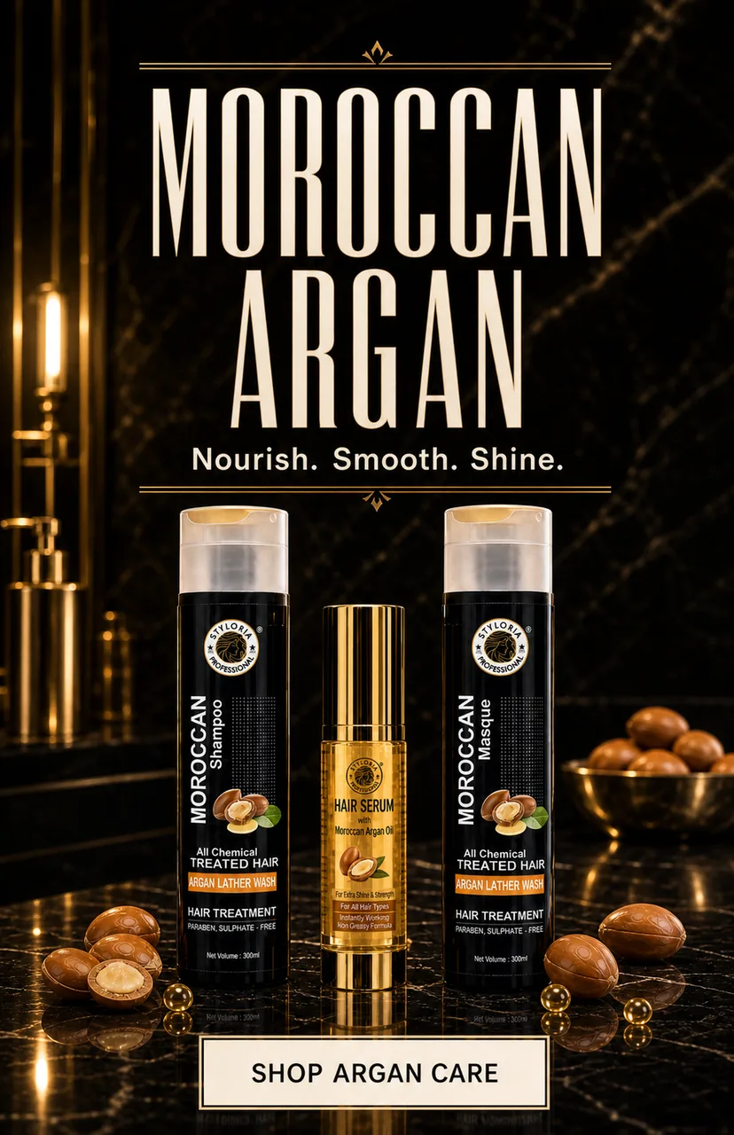Moroccan Argan. Nourish, smooth, shine. Shop argan care.