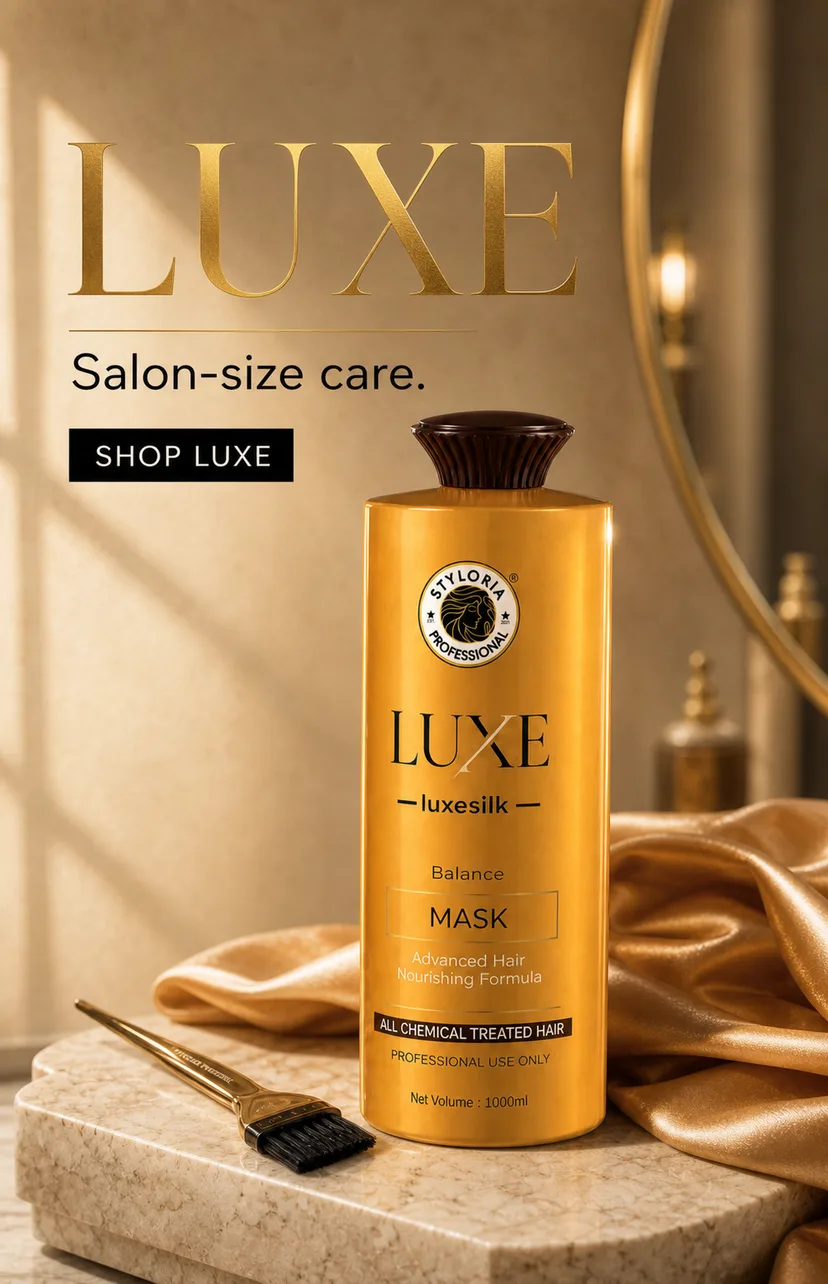 Luxe salon care. Professional care, generous size. Shop Luxe.