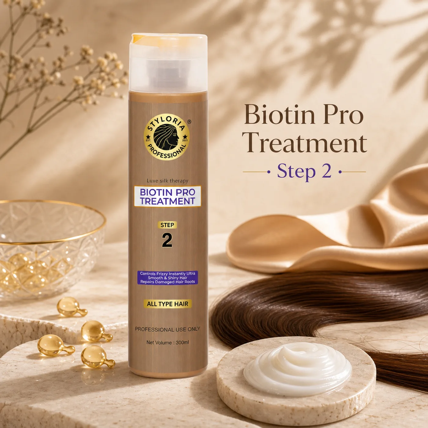 Styloria Professional Biotin Pro Treatment 300 ml, image 5