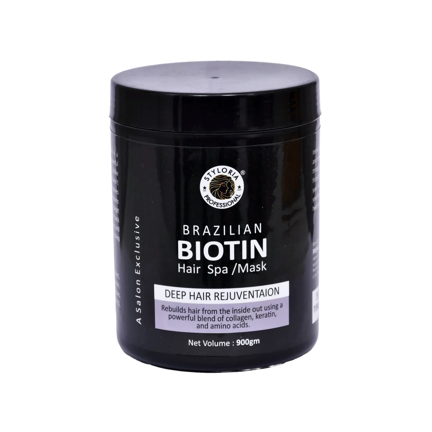 Styloria Professional Brazilian Biotin Hair Spa 900 g, image 6