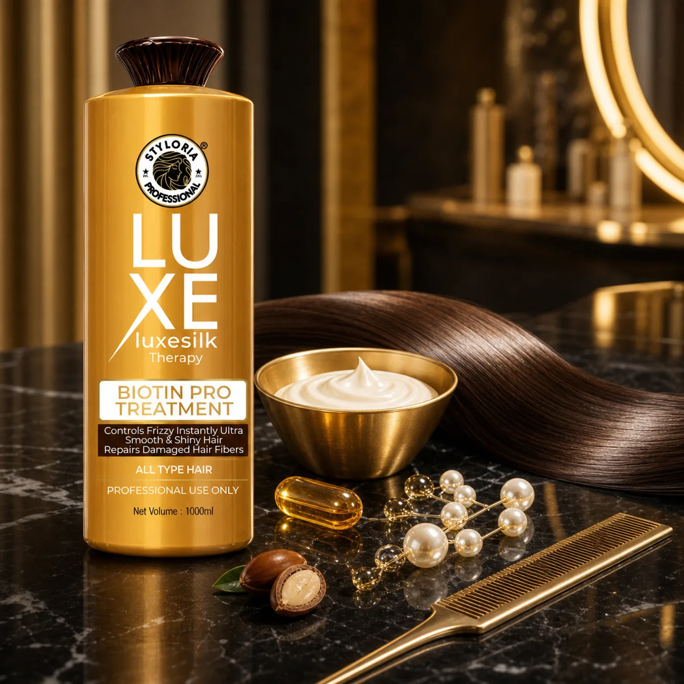 Styloria Professional Luxe Biotin Pro Treatment 1000 ml, image 3