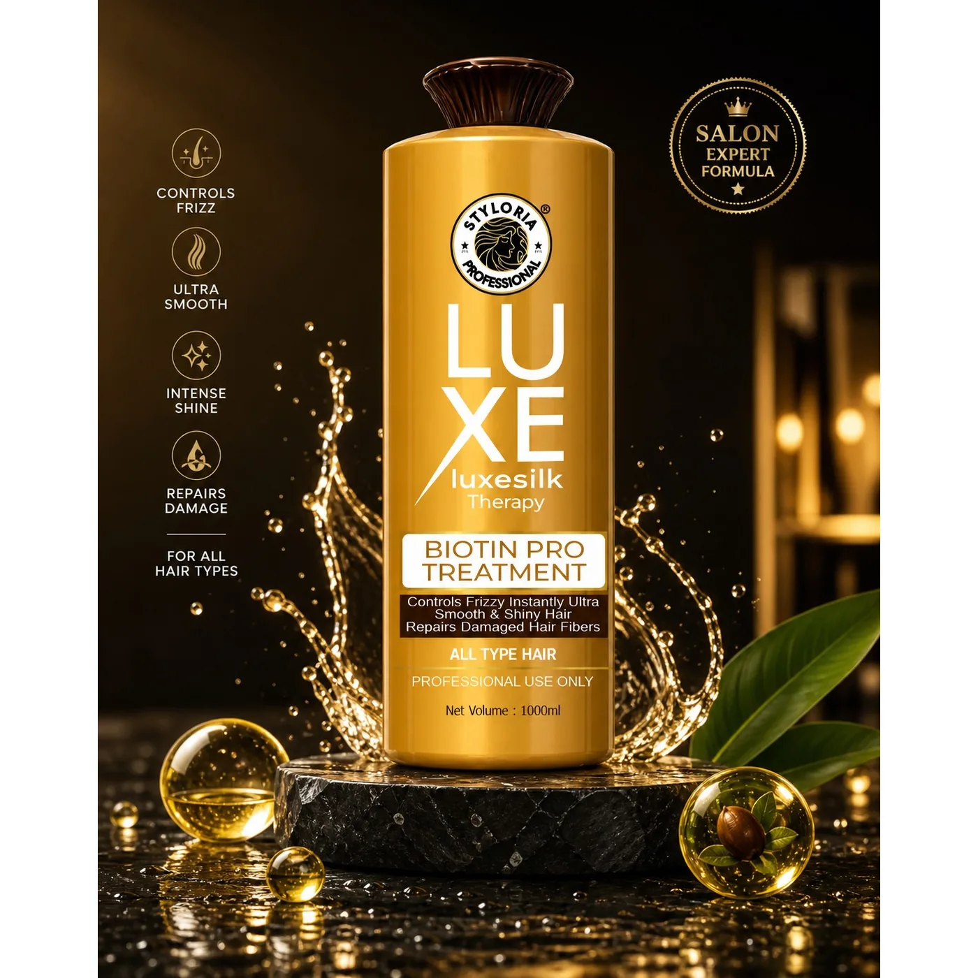 Styloria Professional Luxe Biotin Pro Treatment 1000 ml, image 6