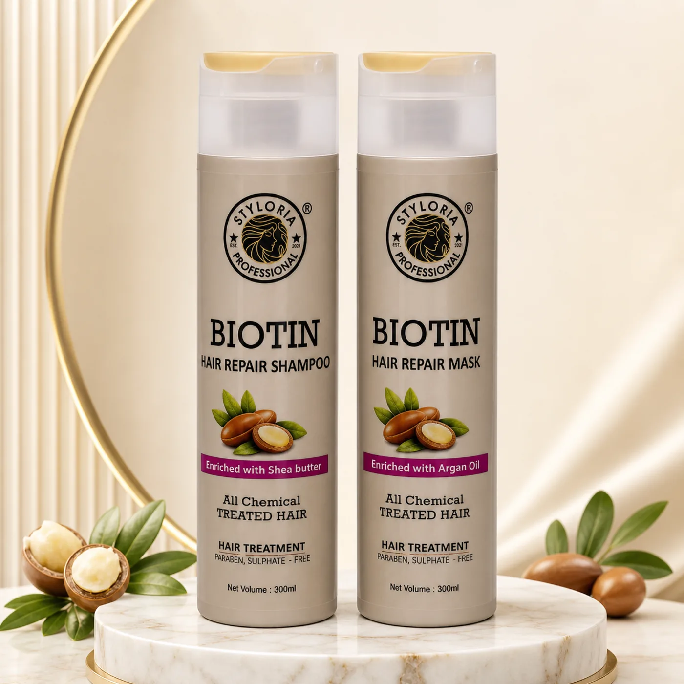 Styloria Professional Biotin Repair Duo 2 × 300 ml