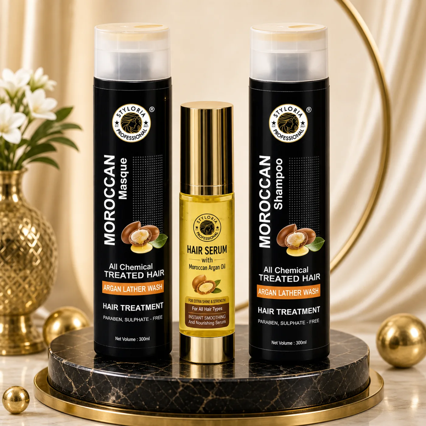 Styloria Professional Moroccan Argan Ritual 2 × 300 ml + 50 ml