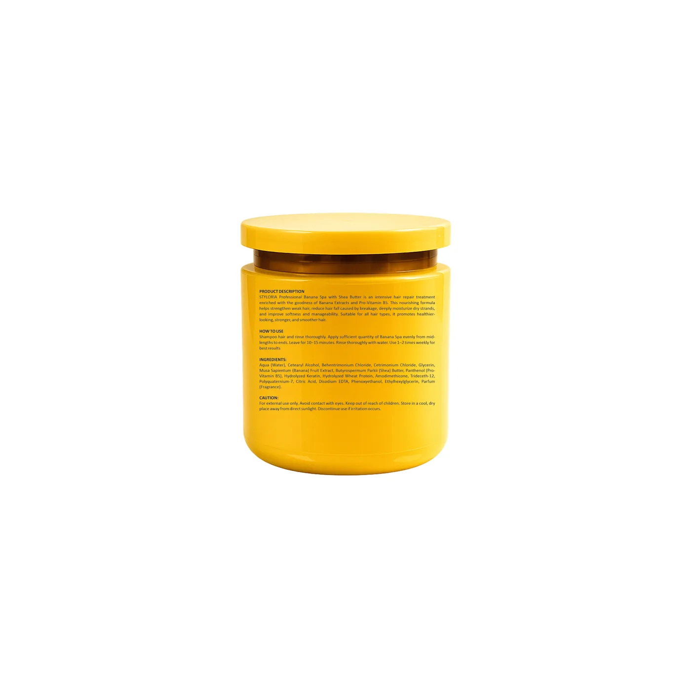 Styloria Professional Banana Hair Spa with Shea Butter 900 g, image 4
