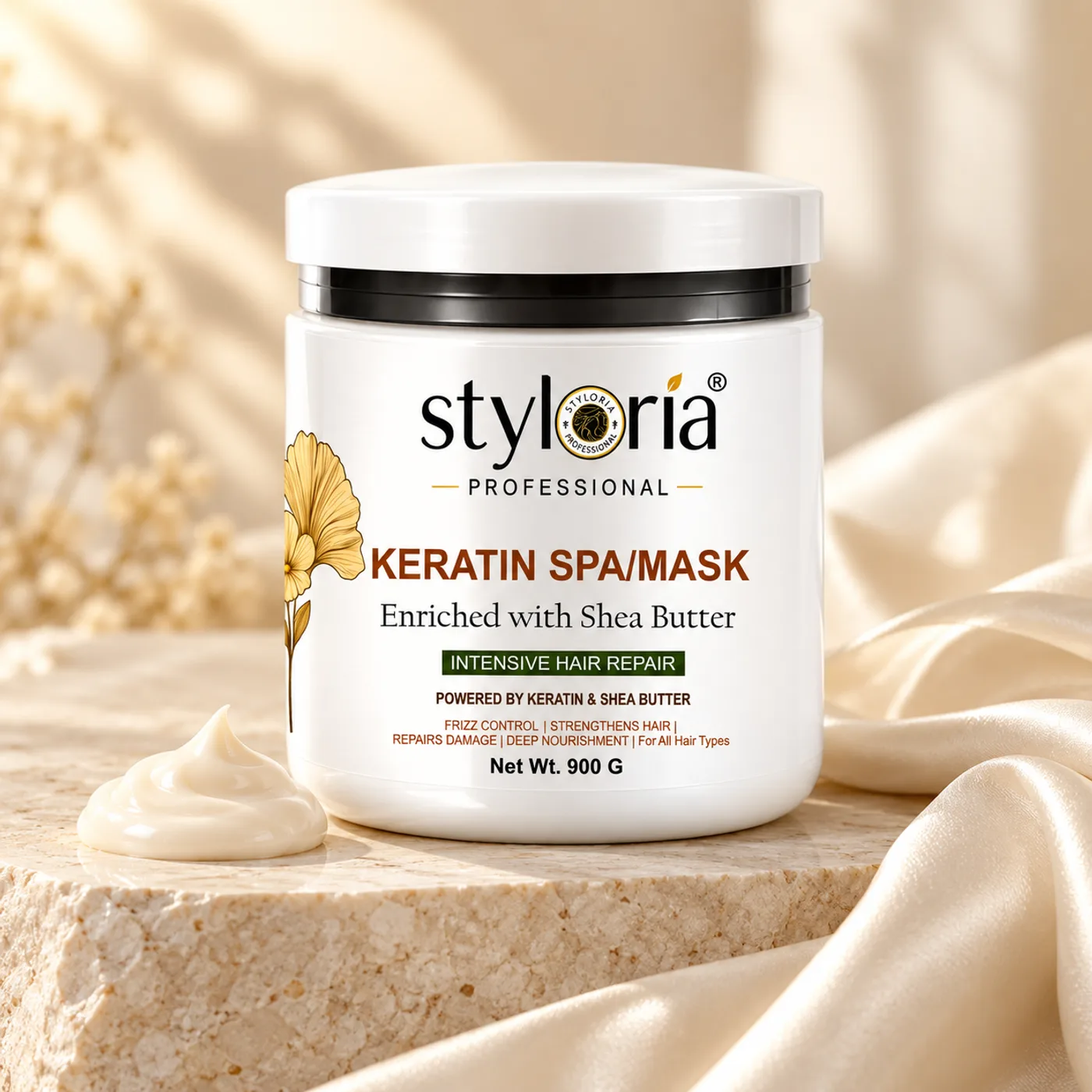 Styloria Professional Keratin Hair Spa Mask 900 g