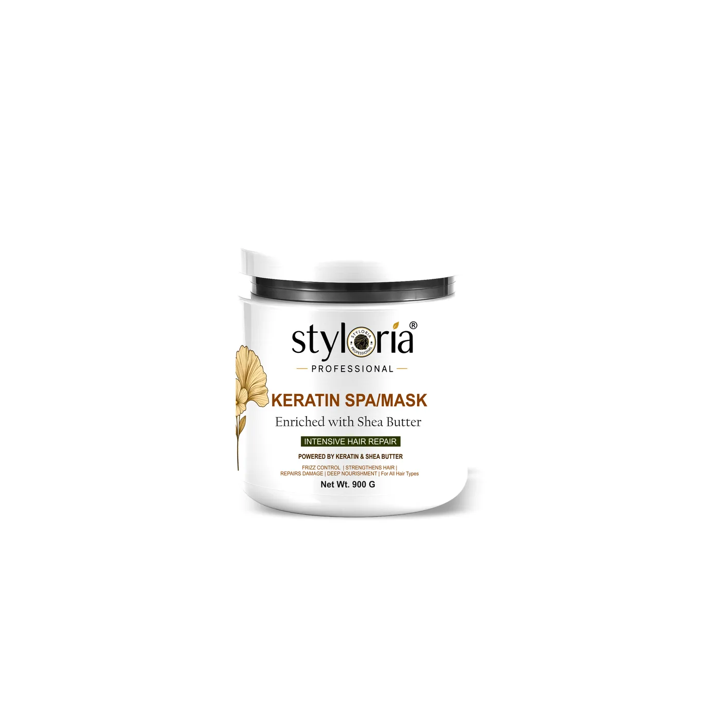 Styloria Professional Keratin Hair Spa Mask 900 g, image 2