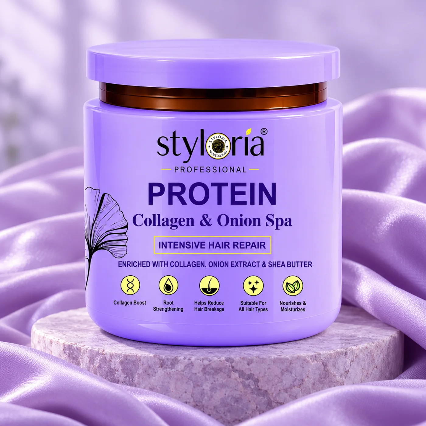 Styloria Professional Protein Collagen & Onion Hair Spa 900 g