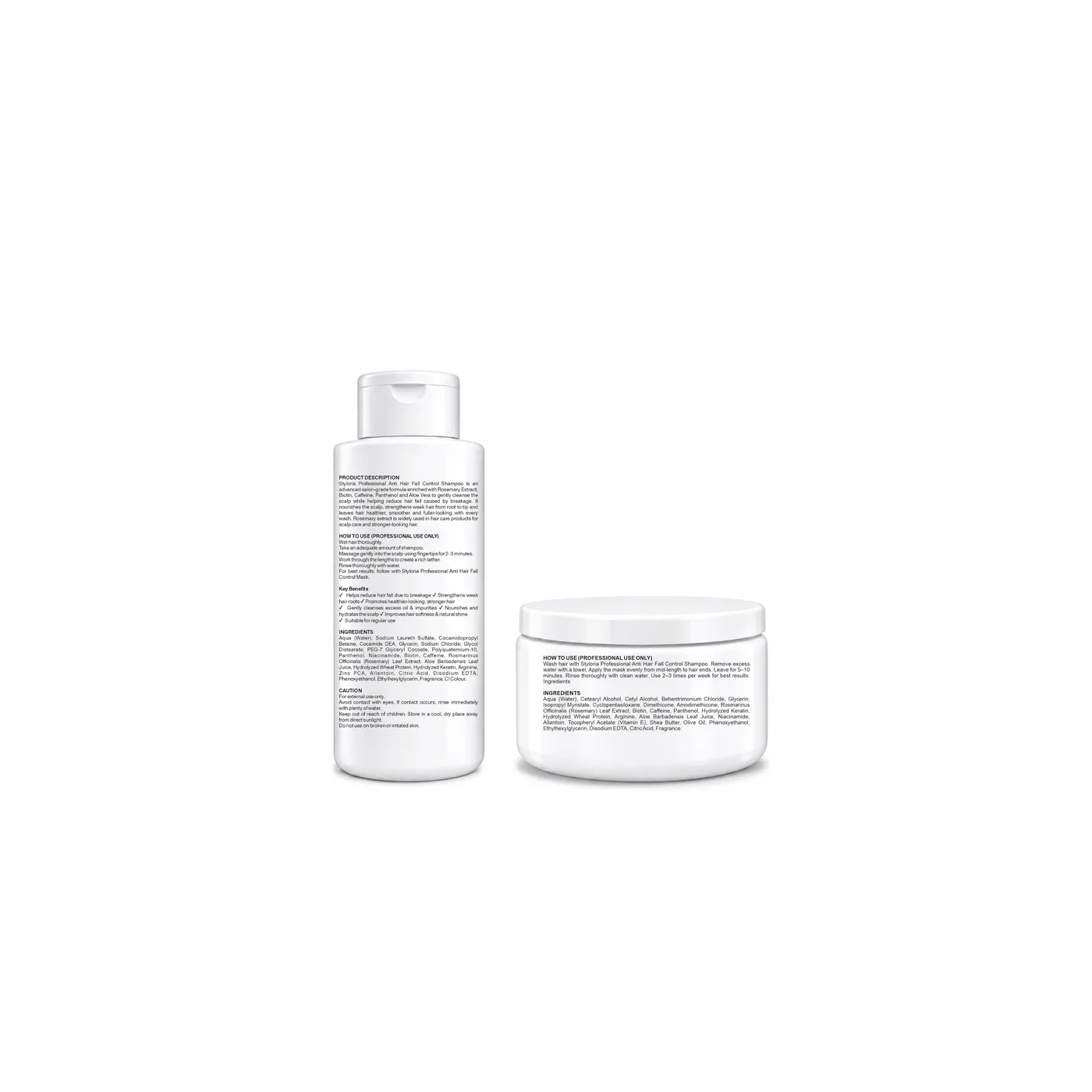 Styloria Professional Anti Hair Fall Control Treatment Kit Ampoule + shampoo + mask, image 4