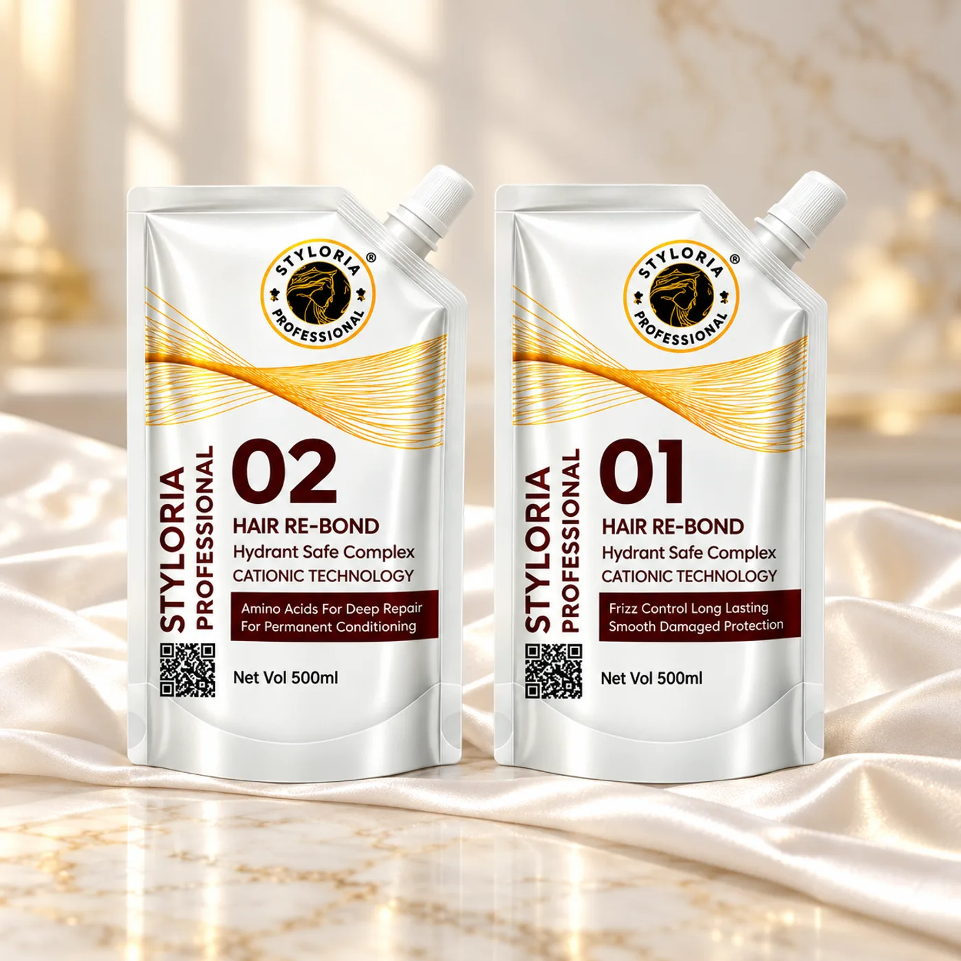 Styloria Professional Hair Re-Bond & Repair Complex 2 × 500 ml
